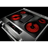 KitchenAid 30" 6.4 Cu. Ft. True Convection Slide-In Electric Downdraft Range (KSEG950ESS) - Stainless