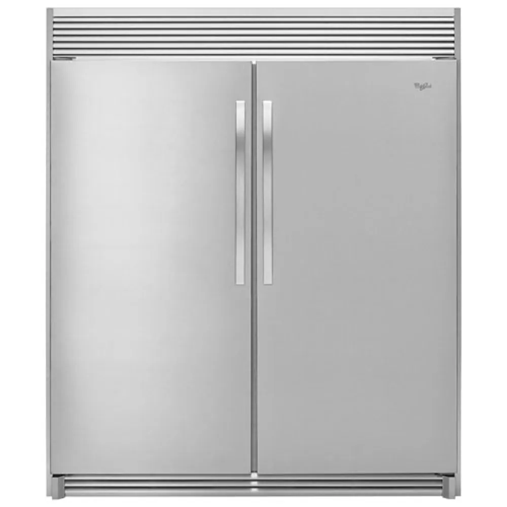 Whirlpool 31" 18 Cu. Ft. All-Fridge Refrigerator with LED Lighting - Monochromatic Stainless Steel