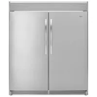 Whirlpool 31" 18 Cu. Ft. All-Fridge Refrigerator with LED Lighting - Monochromatic Stainless Steel