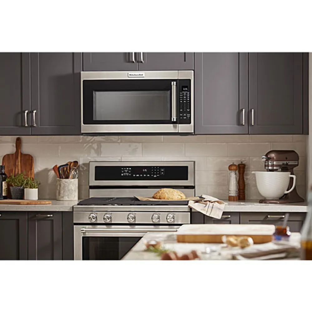 KitchenAid 2.0 Cu. Ft. Over-the-Range Microwave (YKMHS120ES) - Stainless Steel