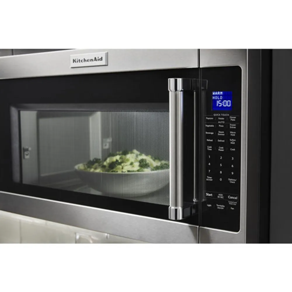 KitchenAid 2.0 Cu. Ft. Over-the-Range Microwave (YKMHS120ES) - Stainless Steel