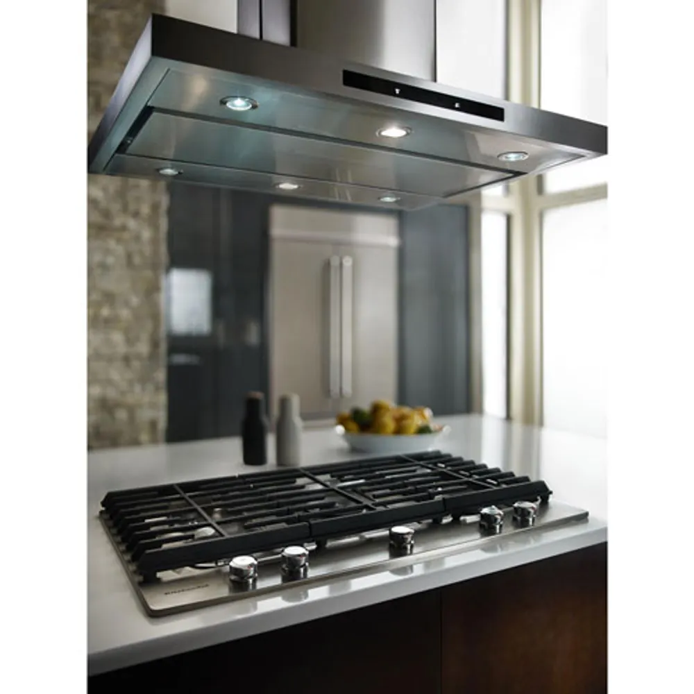 KitchenAid 36" 5-Burner Gas Cooktop (KCGS556ESS) - Stainless Steel