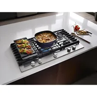 KitchenAid 36" 5-Burner Gas Cooktop (KCGS956ESS) - Stainless Steel