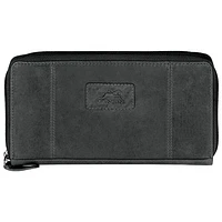 Portefeuille pochette en cuir Casablanca de Mancini - Noir (8700200-bk)