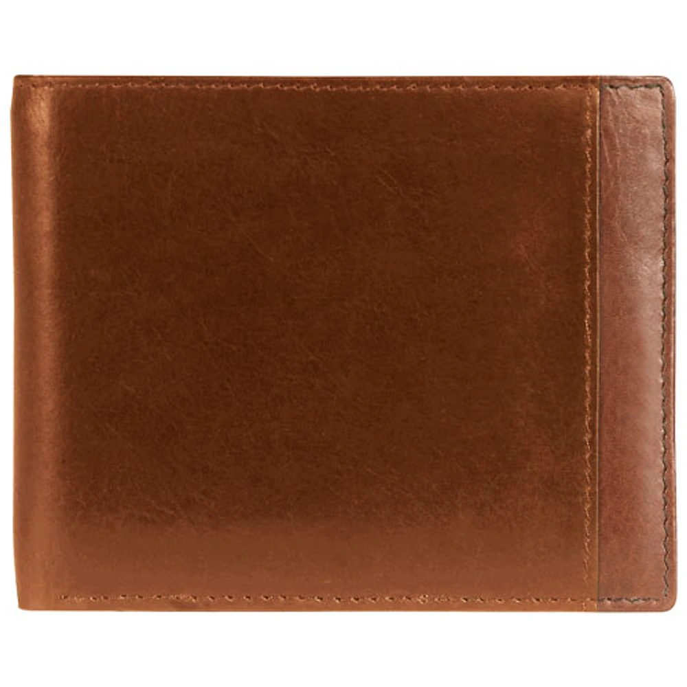 Mancini Casablanca Leather Billfold with Removable Passcase