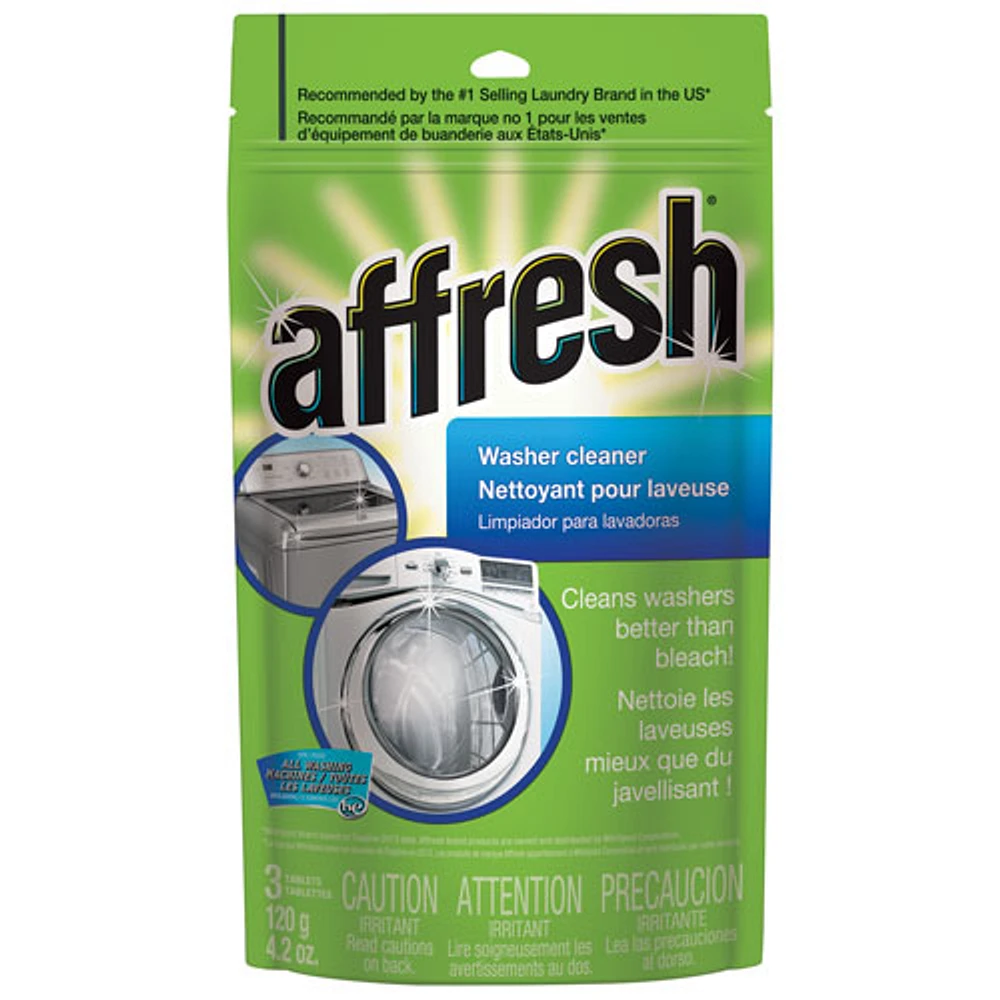 Nettoyant pour laveuse affresh de Whirlpool - Paquet de 3