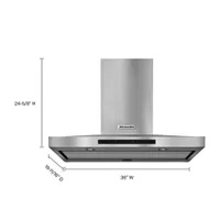 KitchenAid 36" Wall-Mount Canopy Range Hood - Stainless Steel