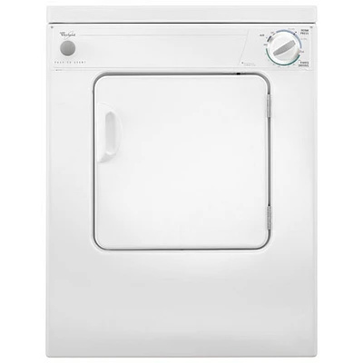 Sécheuse électrique 3,4 pi³ de Whirlpool (LDR3822PQ) - Blanc