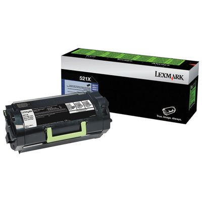 Lexmark 521X Black Extra High Yield Return Program Toner (52D1X00)