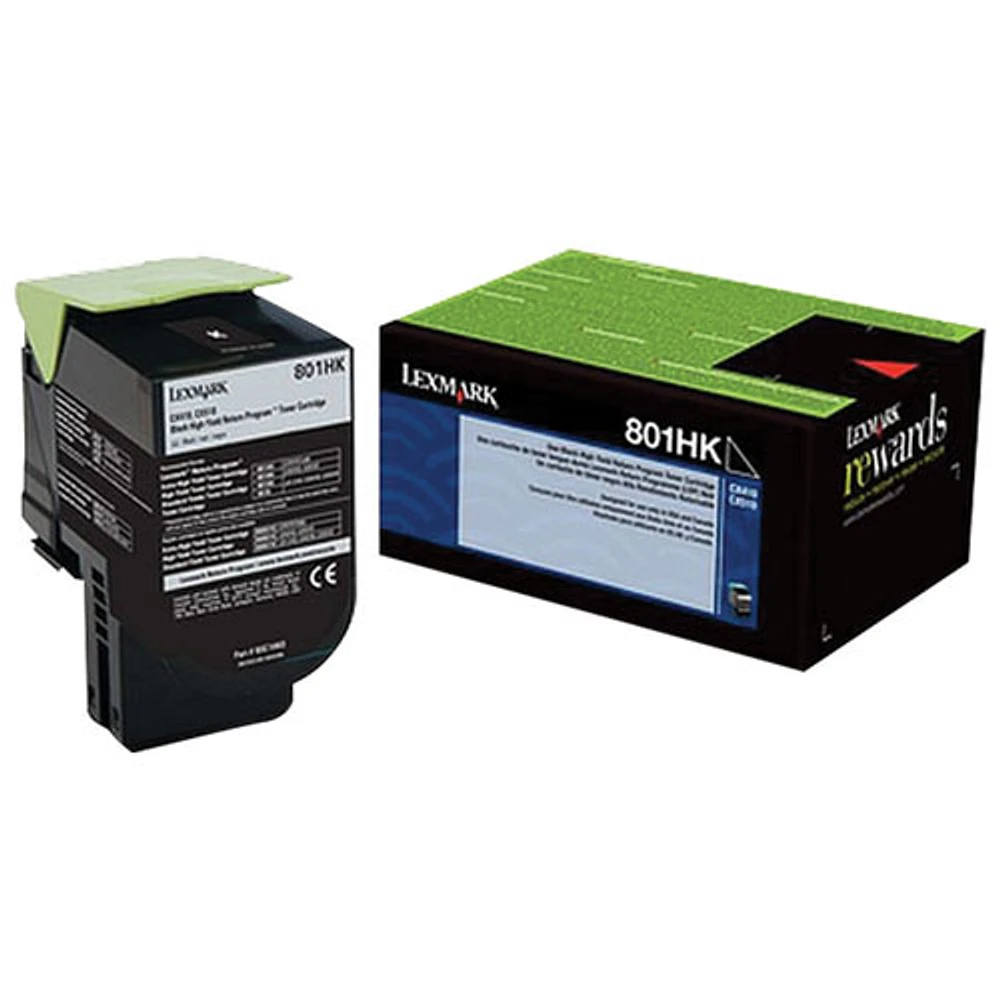 Lexmark 801HK Black High Yield Return Program Toner (80C1HK0)