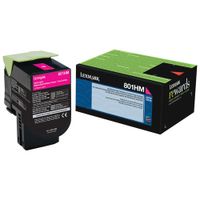 Lexmark 801HM Magenta High Yield Return Program Toner (80C1HM0)