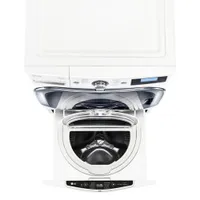 LG SideKick 27" Pedestal Washer (WD100CW) - White