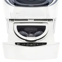 LG SideKick 27" Pedestal Washer (WD100CW) - White