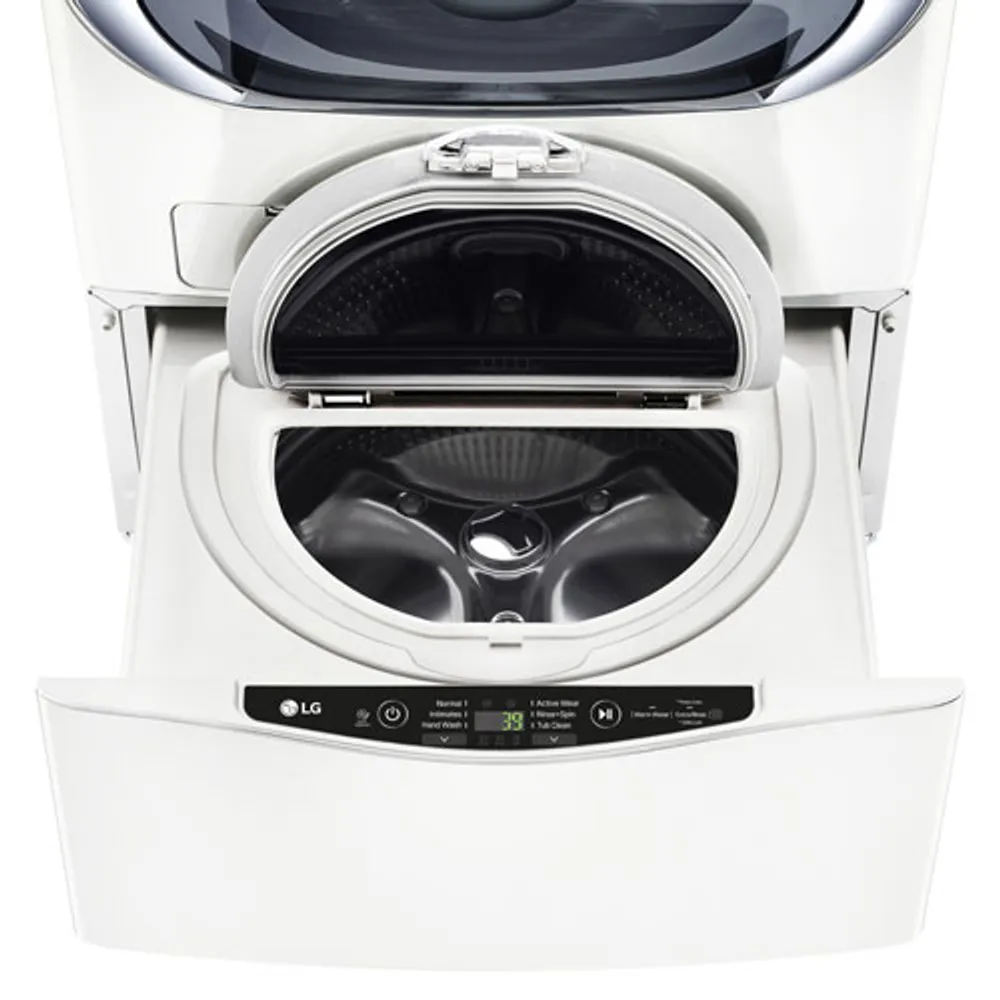 LG SideKick 27" Pedestal Washer (WD100CW) - White