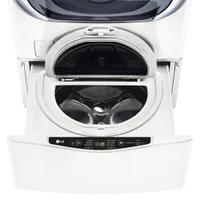 LG SideKick 27" Pedestal Washer (WD100CW) - White