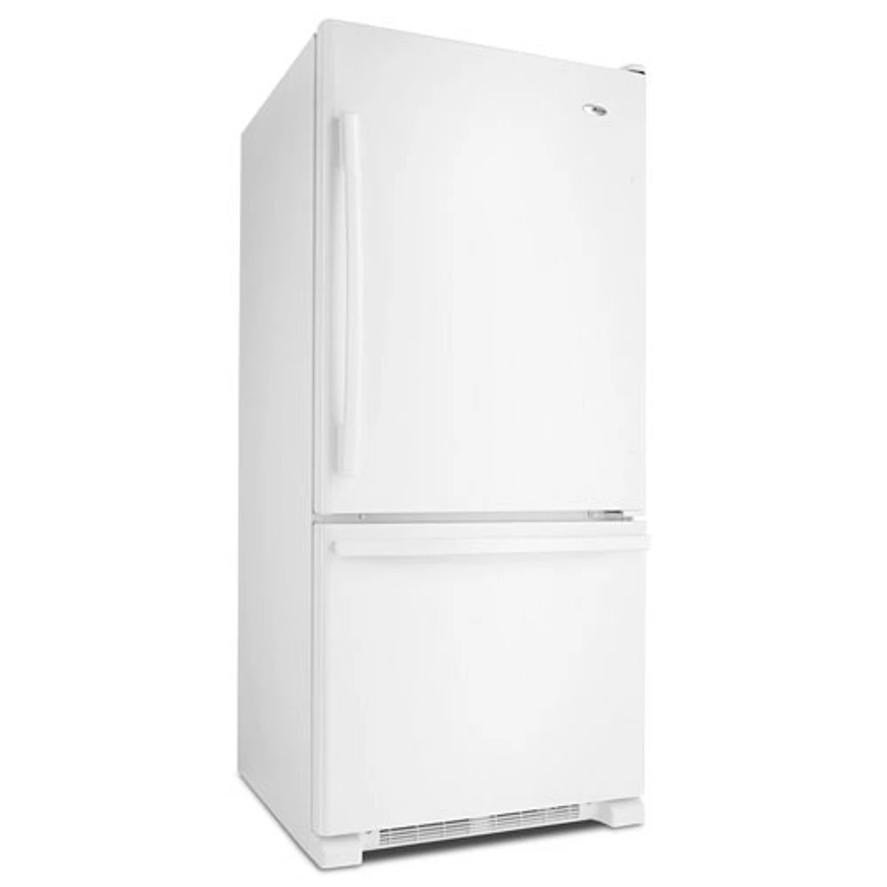 Amana 30" 18.7 Cu. Ft. Bottom Freezer Refrigerator