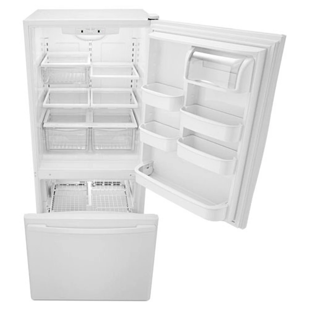 Amana 30" 18.7 Cu. Ft. Bottom Freezer Refrigerator