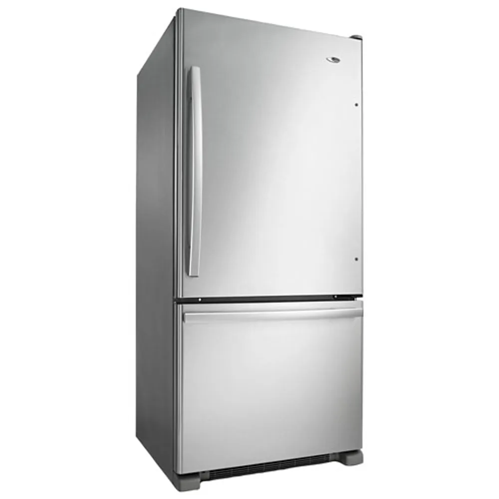 Amana 30" 18.7 Cu. Ft. Bottom Freezer Refrigerator - Stainless Steel