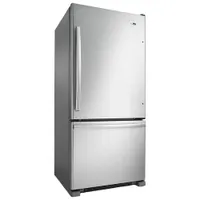 Amana 30" 18.7 Cu. Ft. Bottom Freezer Refrigerator - Stainless Steel