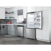 Amana 30" 18.7 Cu. Ft. Bottom Freezer Refrigerator - Stainless Steel