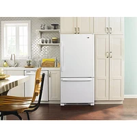 Amana 33" 22 Cu. Ft. Bottom Freezer Refrigerator