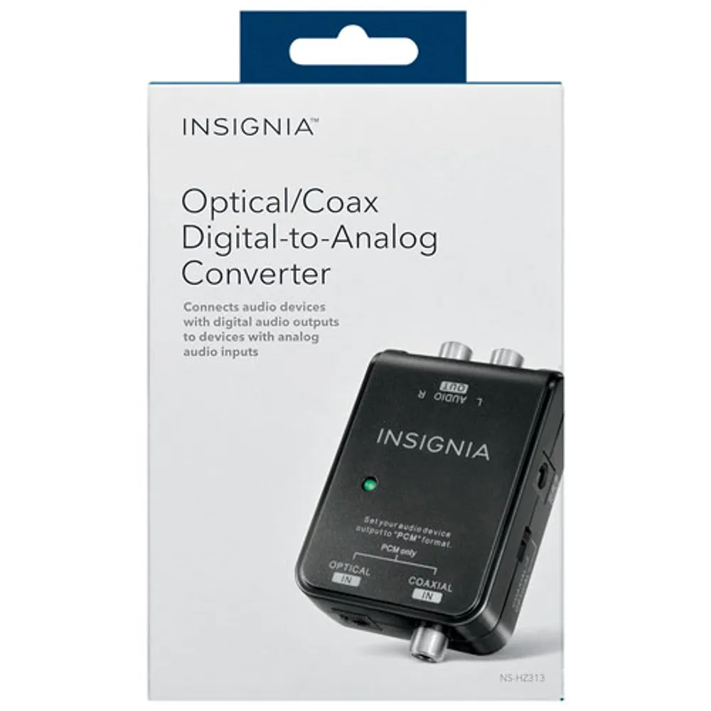 Insignia Digital to Analog Audio Converter - Black - Only at Best Buy