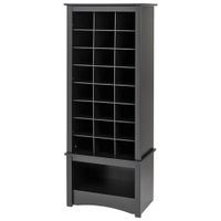 24-Cubby Shoe Storage Cabinet