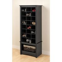 24-Cubby Shoe Storage Cabinet