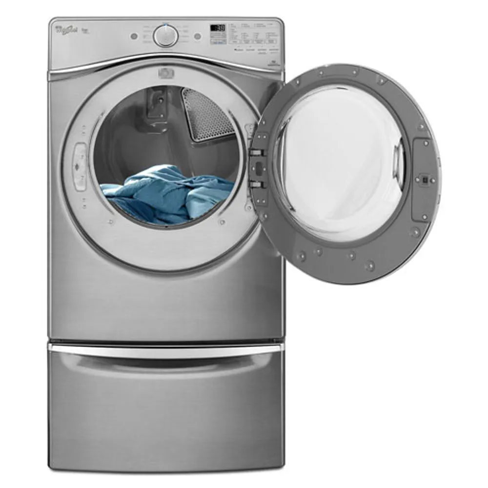Whirlpool 27" Laundry Pedestal (XHPC155YC) - Chrome Shadow