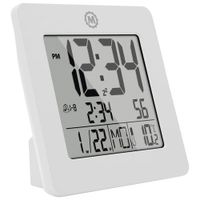 Marathon Digital Tabletop Clock - White