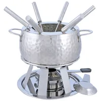 Swissmar Biene 11-Piece 2L Fondue Set - Silver