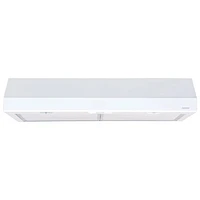 Hotte de cuisinière de 30 po série BCS3 de Broan (BCS330WWC) - Blanc