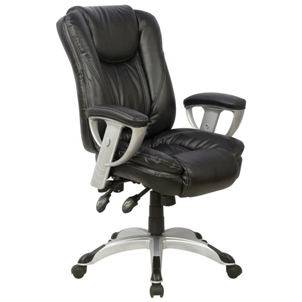 TygerClaw Ergonomic High-Back Leather Manager Chair