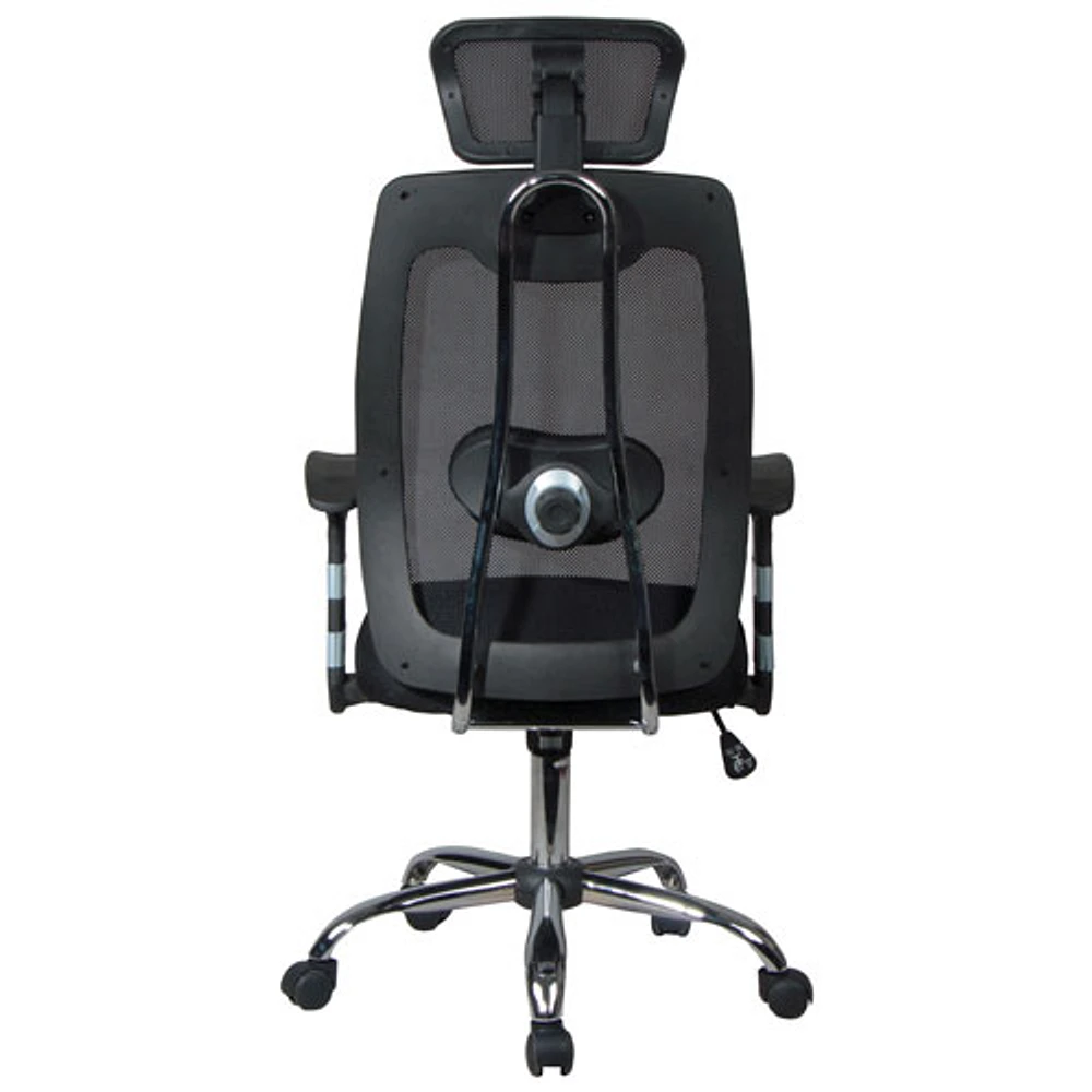 TygerClaw Ergonomic High-Back Mesh Manager Chair - Black