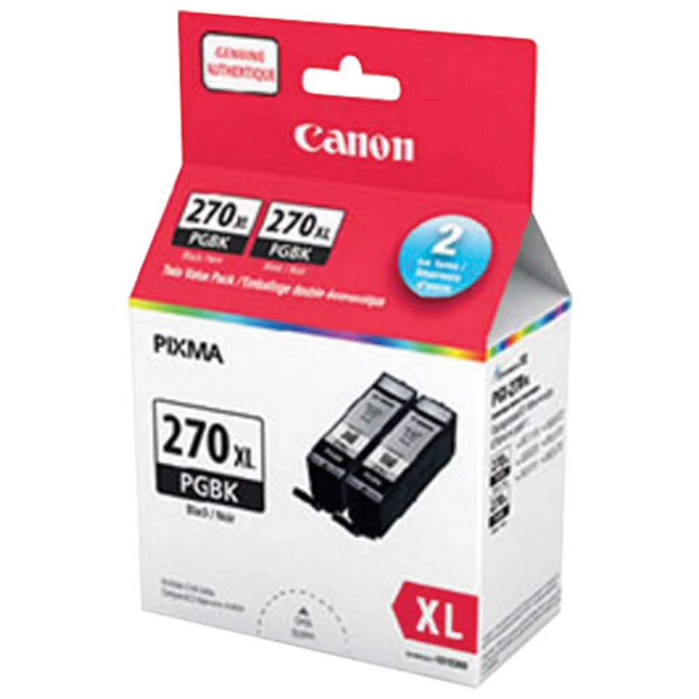 Canon PGI-270XL Black Ink - 2 Pack