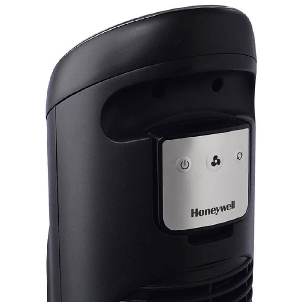 Honeywell Quiet Set 8-Speed Oscillating Tower Fan - 40" - Black