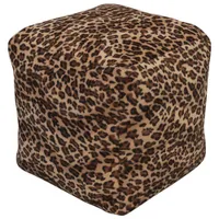 Fauteuil poire cubique en polyester de Comfy Kids - Guépard