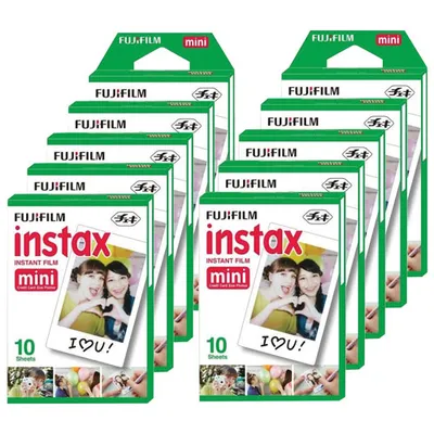 Fujifilm Instax Mini Multi-Pack Instant Film - 100 Sheets