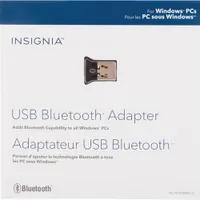 Insignia USB Bluetooth Adapter (NS-PCY5BMA2-C) - Black - Only at Best Buy