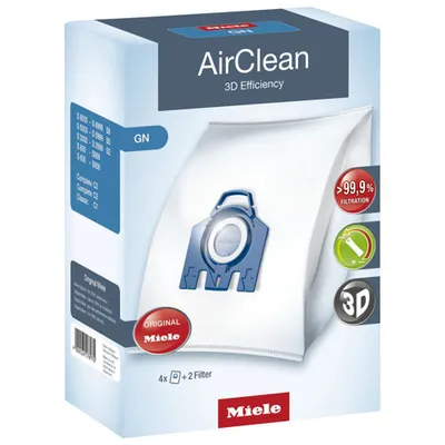 Filtre et sacs pour aspirateur AirClean de Miele (3D G/N Dustbags)