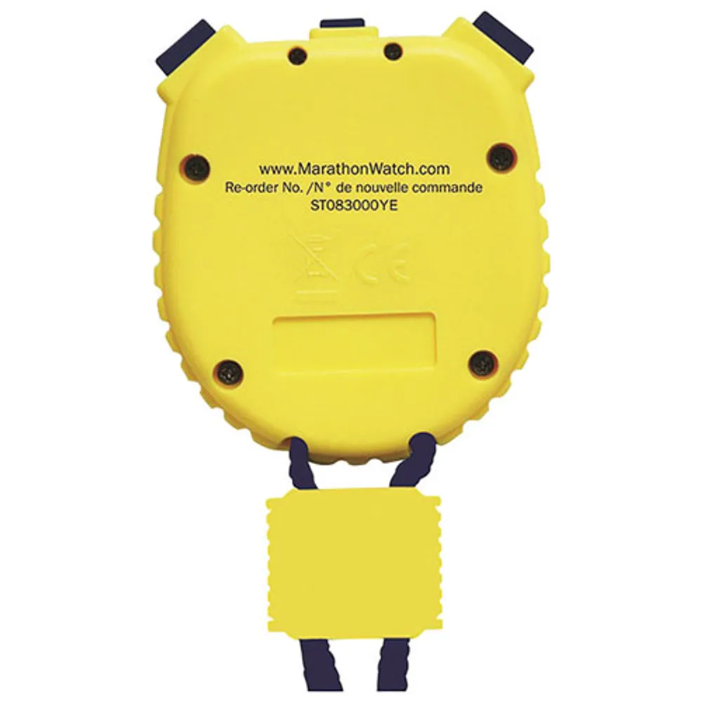 Marathon Adanac 3000 Digital Stopwatch (ST083000YE) - Yellow