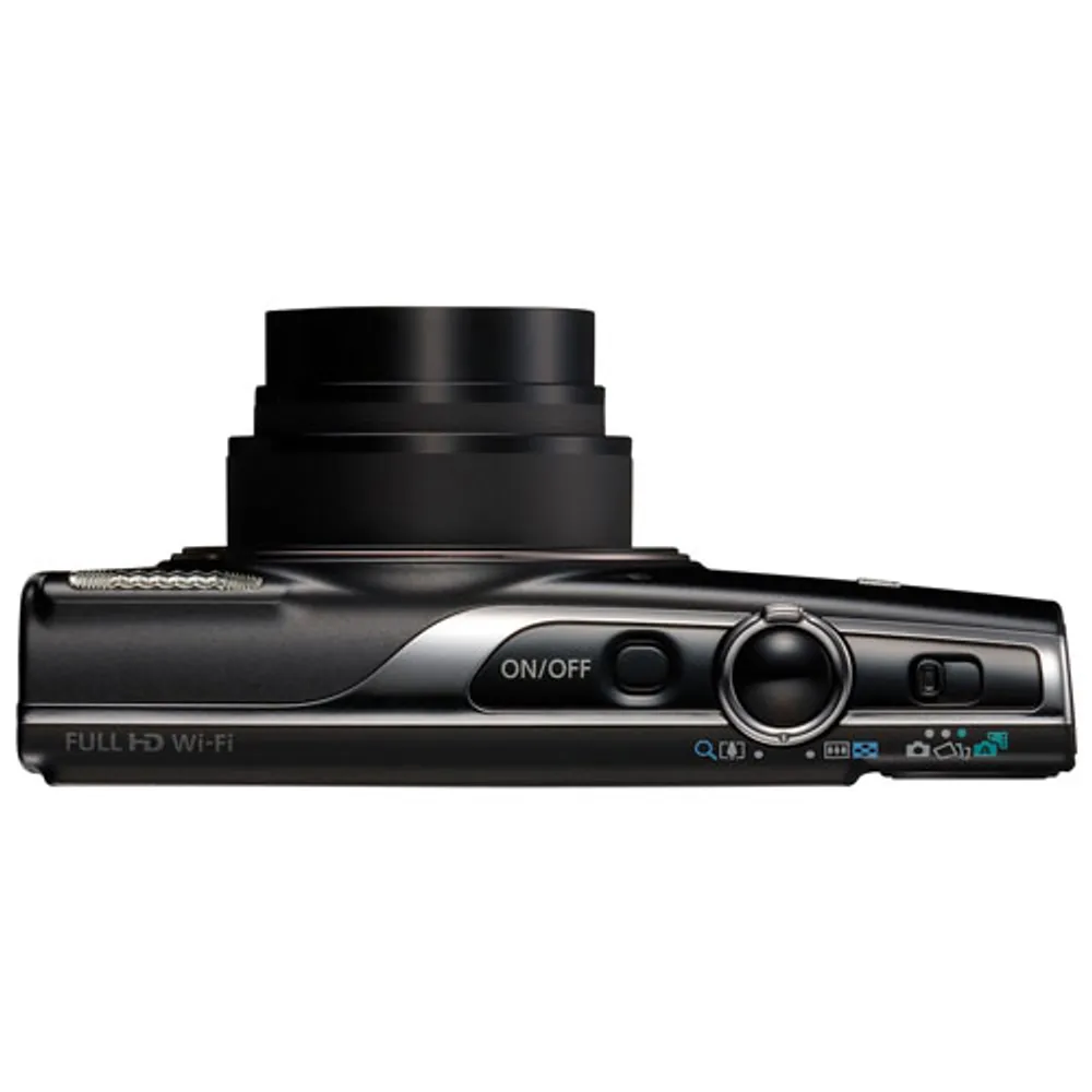 Appareil photo PowerShot ELPH 360 HS 20 Mpx avec Wi-Fi et zoom optique 12x de Canon - Noir