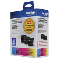 Brother Innobella CMY Ink 3-Pack (LC1013PKS)