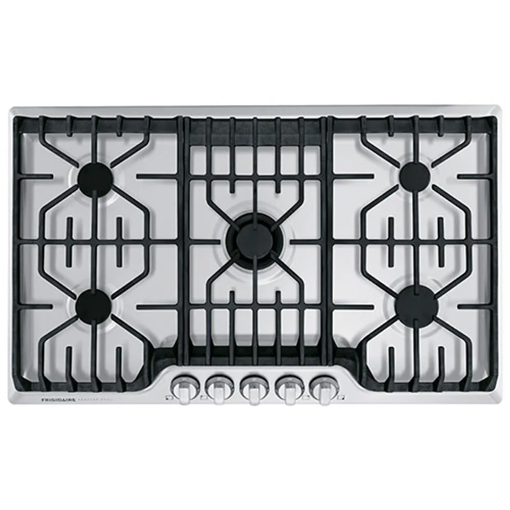 Frigidaire Pro 36" 5-Burner Gas Cooktop (FPGC3677RS) - Stainless Steel