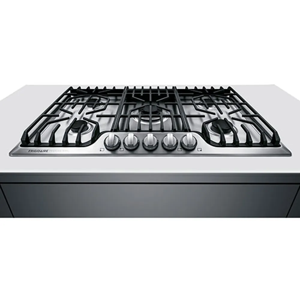 Frigidaire Pro 36" 5-Burner Gas Cooktop (FPGC3677RS) - Stainless Steel
