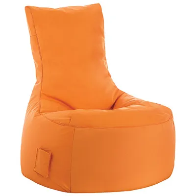 Fauteuil poire contemporain Swing - Orange