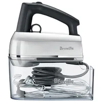 Breville Handy Mix Scraper Hand Mixer - 250-Watt - Silver