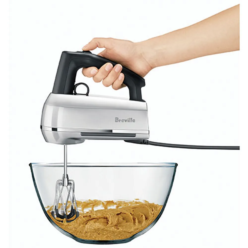 Breville Handy Mix Scraper Hand Mixer - 250-Watt - Silver