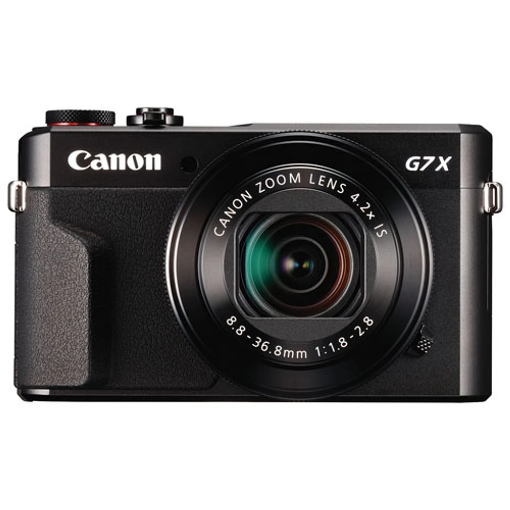 Appareil photo numérique PowerShot G7 X Mark II Wi-Fi 20,1 Mpx et zoom optique 4,2x de Canon - Noir