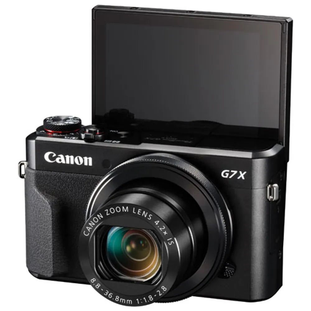Canon PowerShot G7 X Mark II Wi-Fi 20.1MP 4.2x Optical Zoom Digital Camera - Black